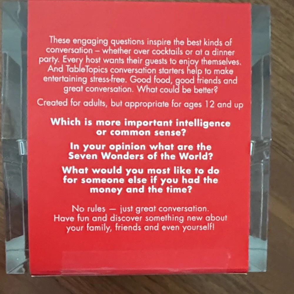 TableTopics Conversation Starter Set - Picture 2 of 4